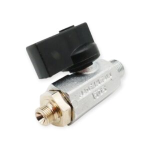 CIM 1/4 PN150 manuelles Kugelhahngerät schwarzer Griff