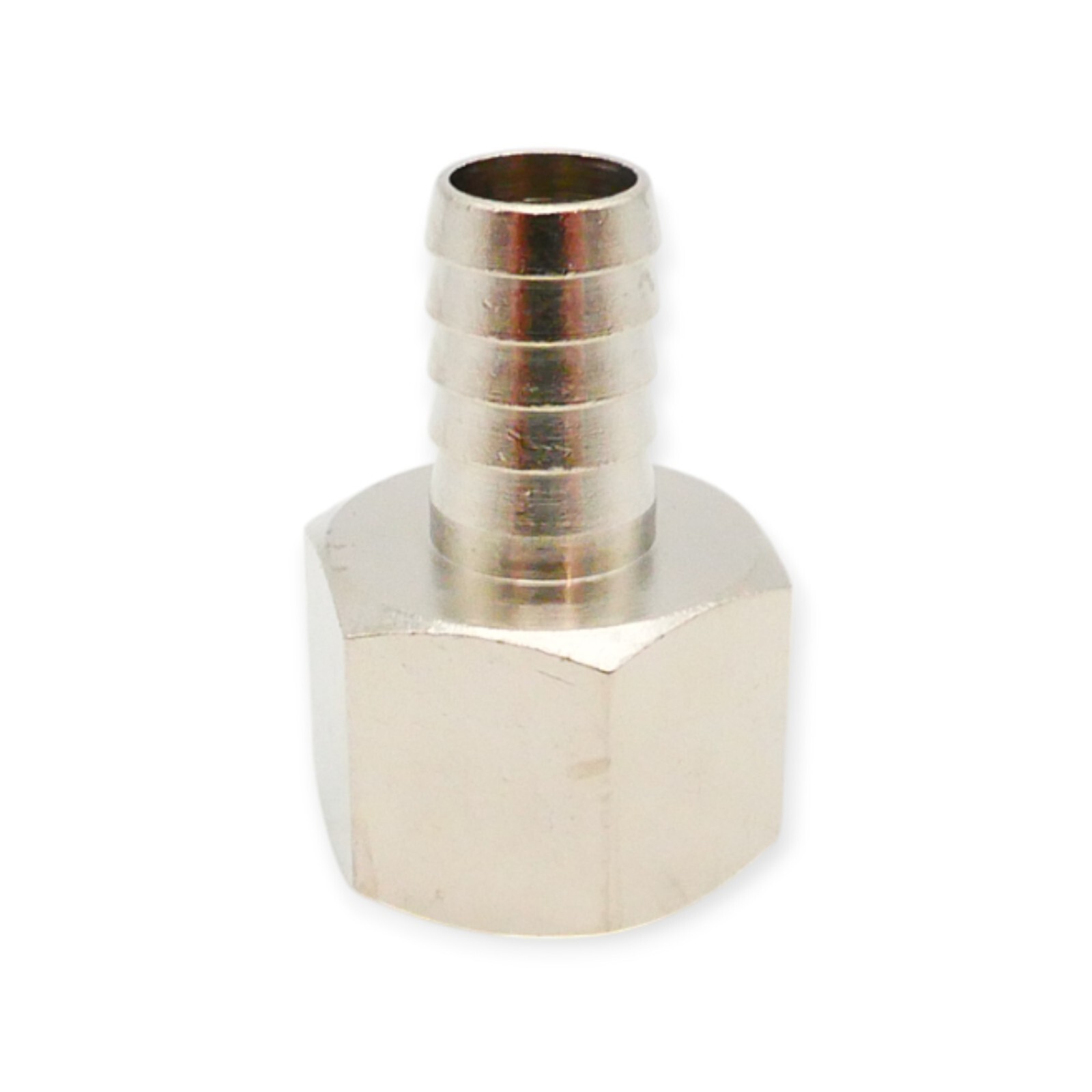 5 Stück Schlauchgewindetülle 1/2"i x 12mm Durchmesser Messing vernickelt – Bild 6