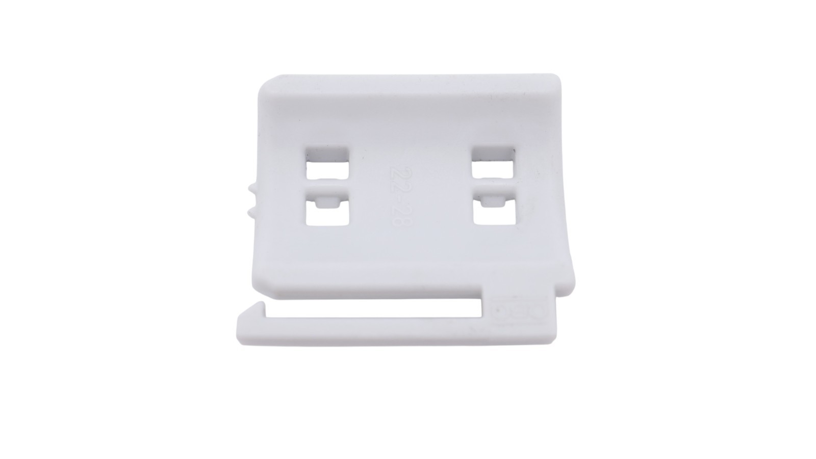 22 Stück OBO Bettermann 2058UW 28 LGR Universal-Gegenwanne Kunststoff lichtgrau – Bild 4