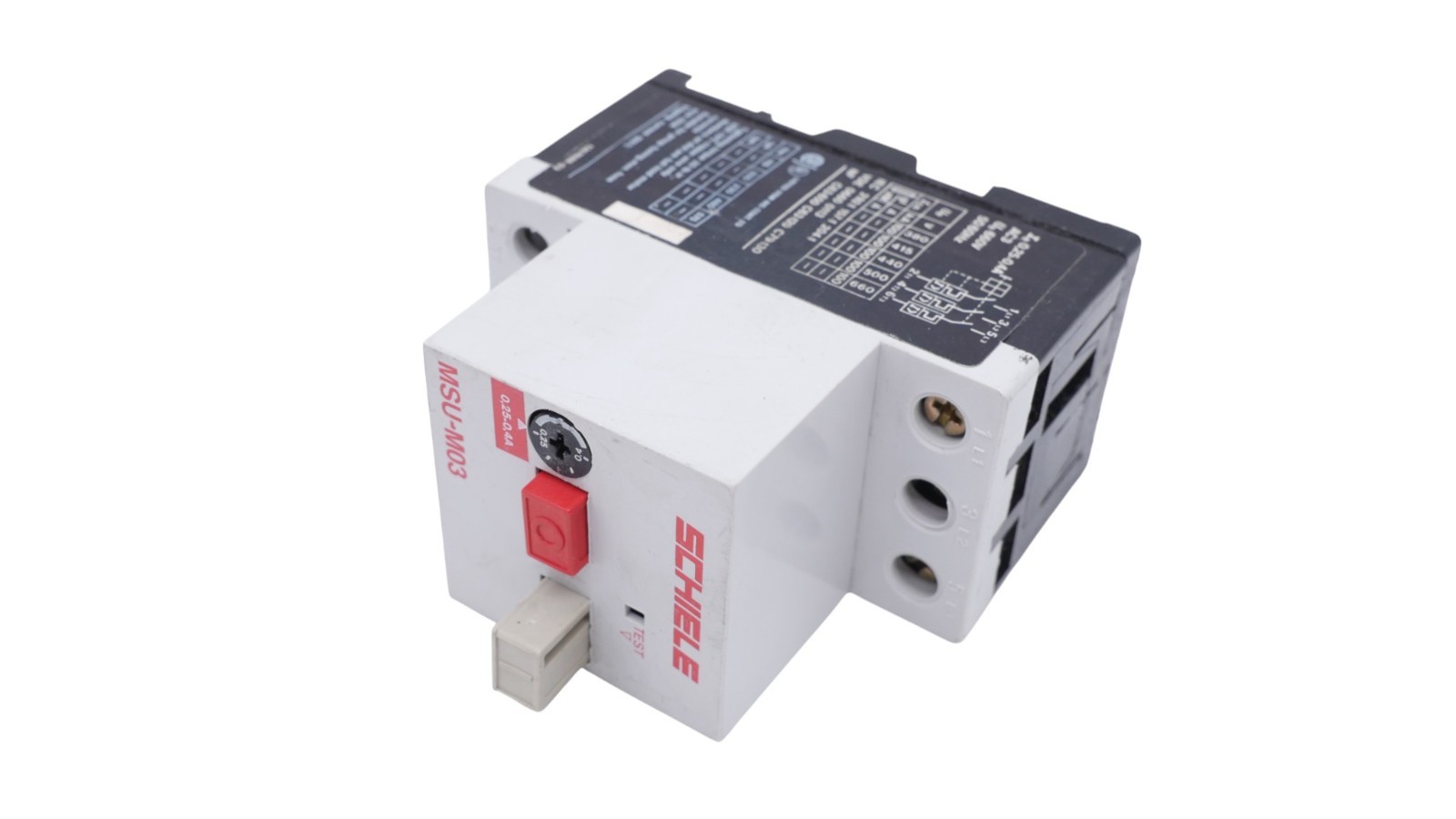 Schiele MSU-M03 Motorschutzschalter 0,25-0,4A AC3 Uₑ 660V 50/60Hz – Bild 3