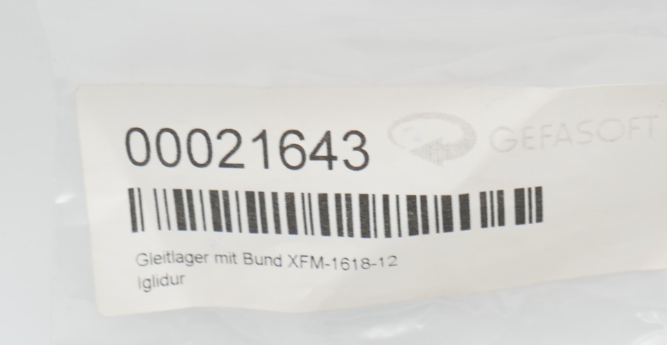 11 Stück Iglidur XFM-1618-12 Gleitlager mit Bund – Bild 5