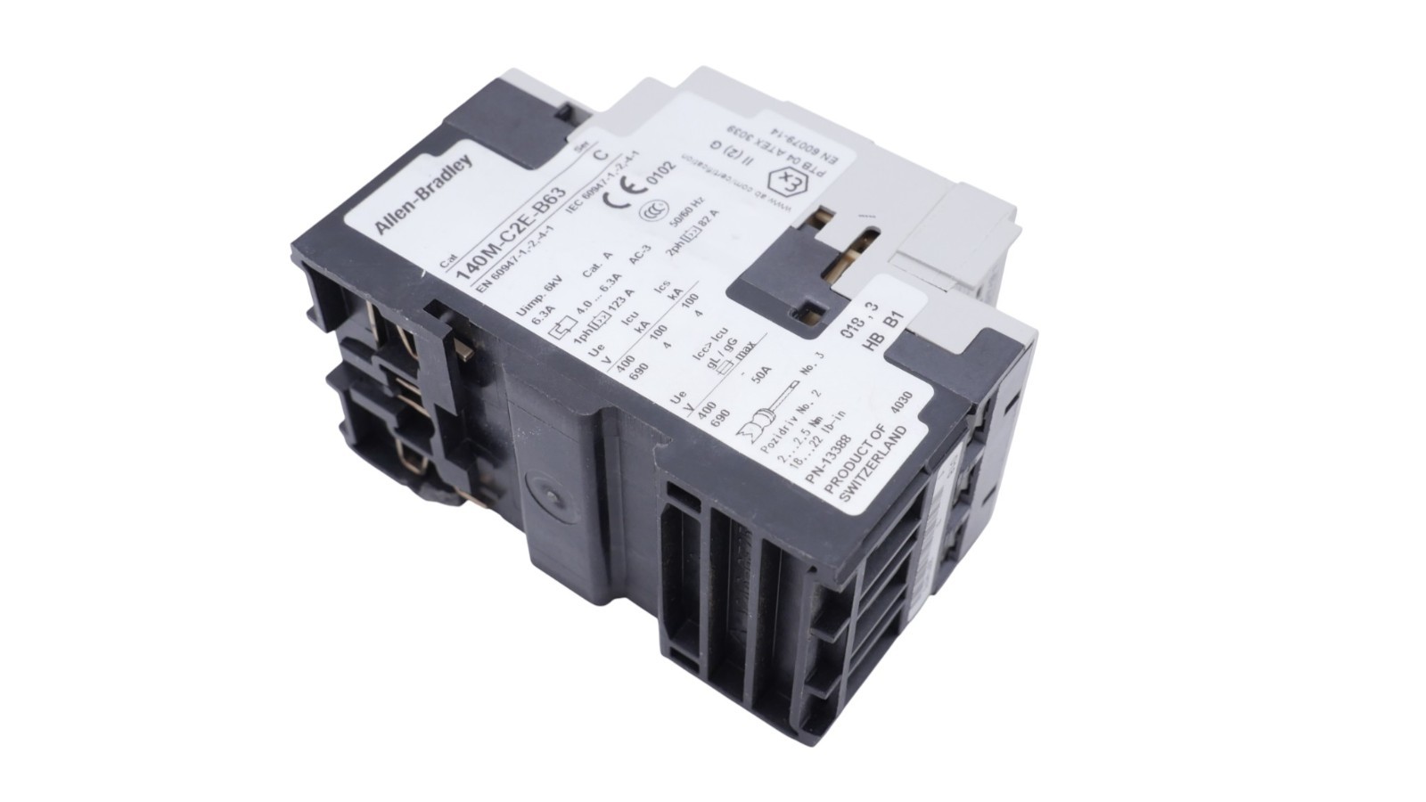 Allen-Bradley 140M-C2E-B63 Leistungsschutzschalter Motorschutzschalter Serie C – Bild 3