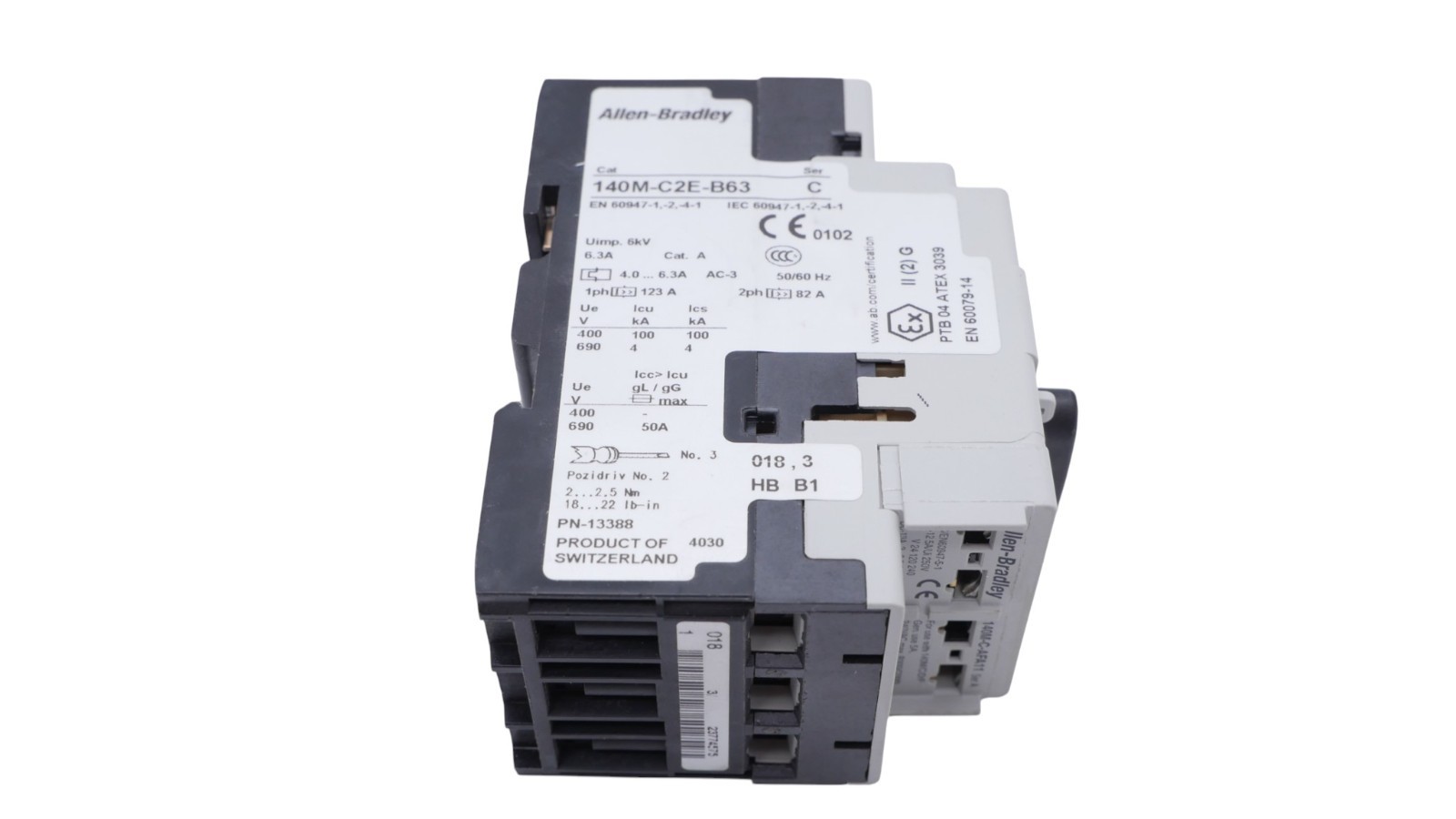 Allen-Bradley 140M-C2E-B63 Leistungsschutzschalter Motorschutzschalter Serie C – Bild 5