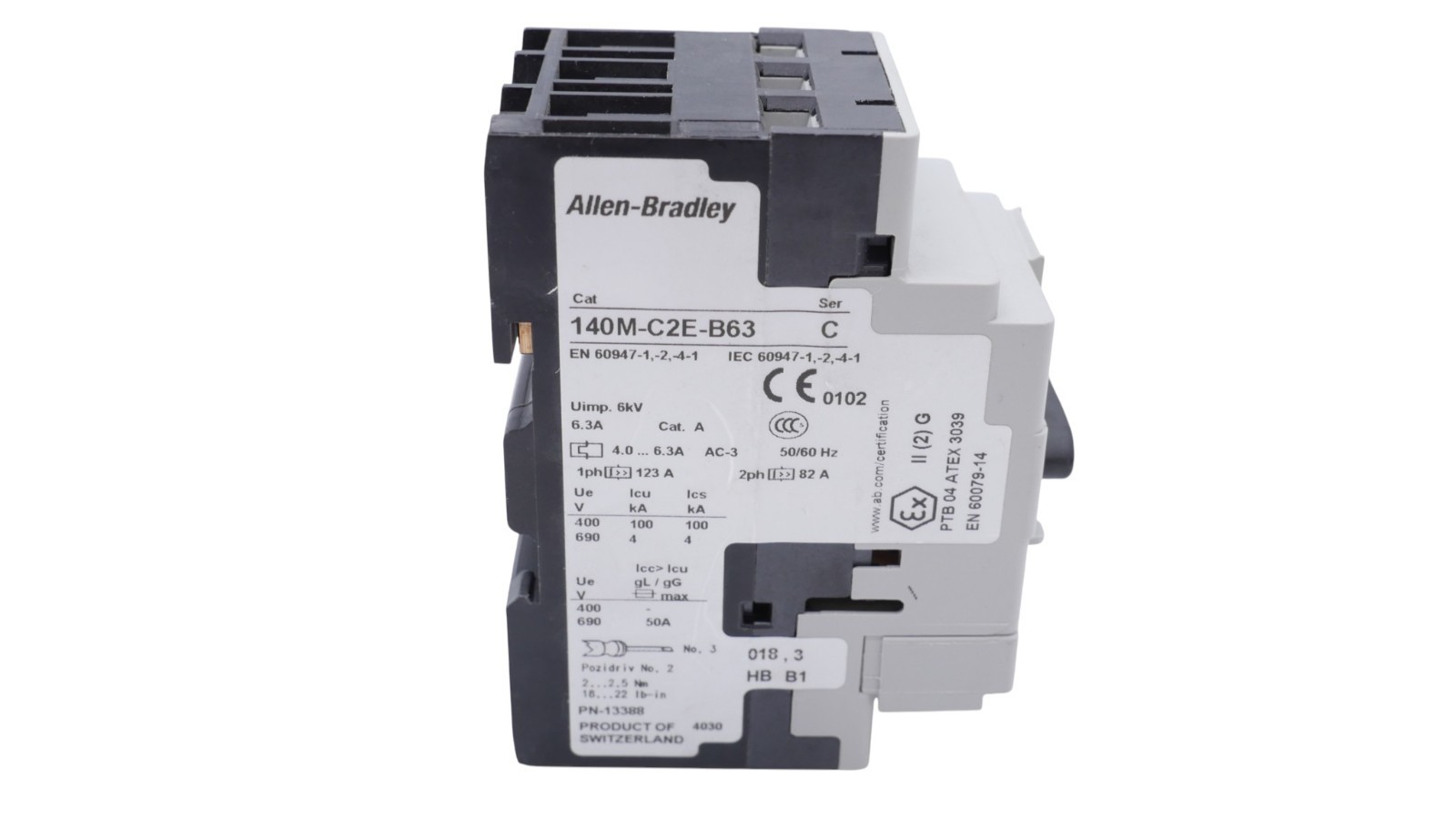 Allen-Bradley 140M-C2E-B63 Leistungsschutzschalter Motorschutzschalter Serie C – Bild 7
