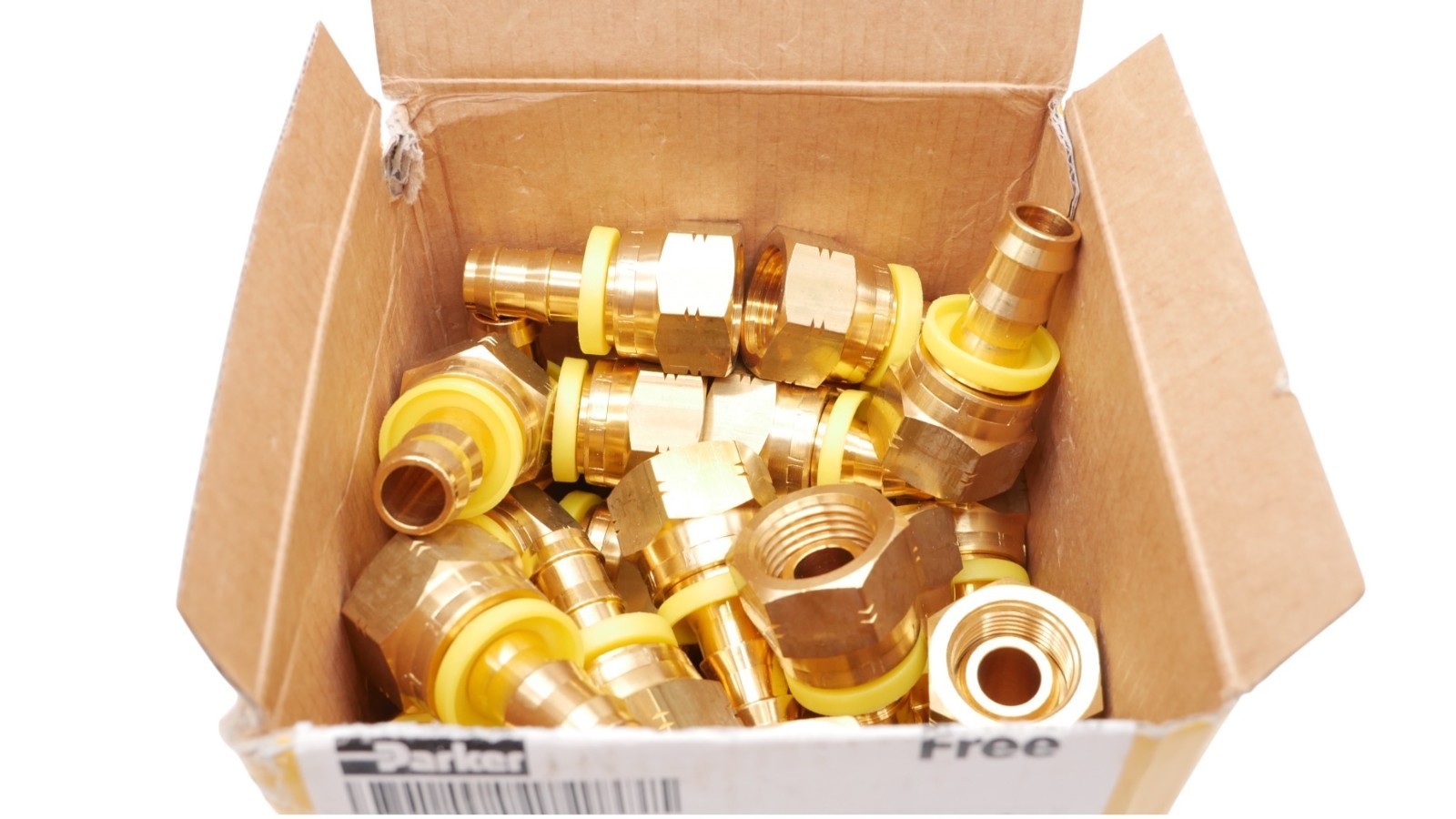 25 Stück Parker DKR DN12 Push-Lock-Verschraubung 39282-8-8B Messing 27mm – Bild 9