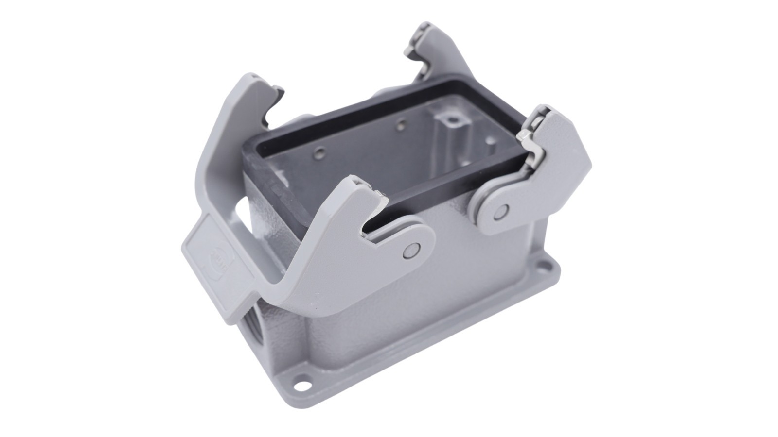 Harting Han 10B-asg2-QB-16 Sockelgehäuse 09300101271 Han B seitl. Kabeleingang – Bild 2