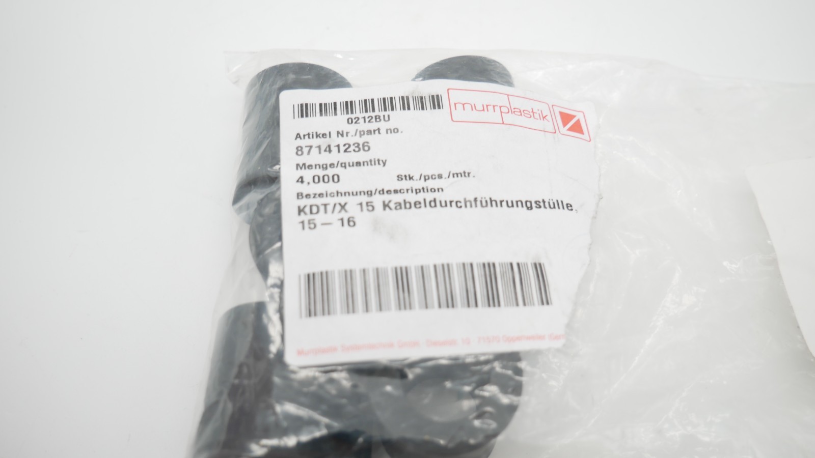 6 Stück Murrplastik KDT/X 15 Kabeldurchführungstülle 87141236 – Bild 6