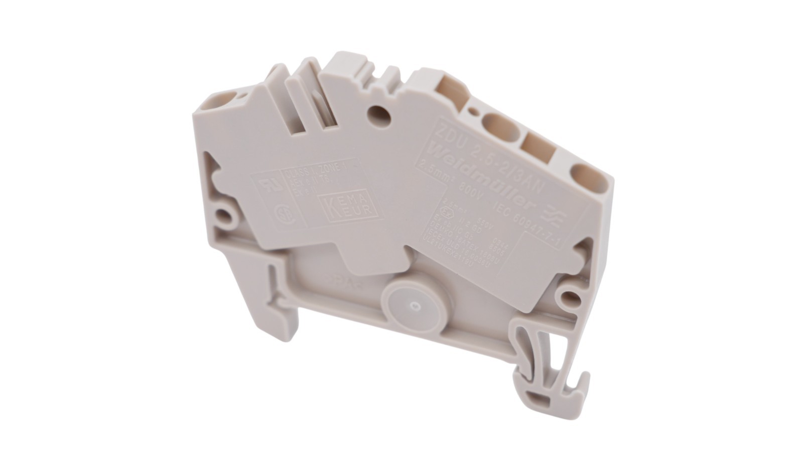 Weidmüller ZDU 2.5-2/3AN Durchgangsklemme 1706010000 2,5mm² 800V 24A