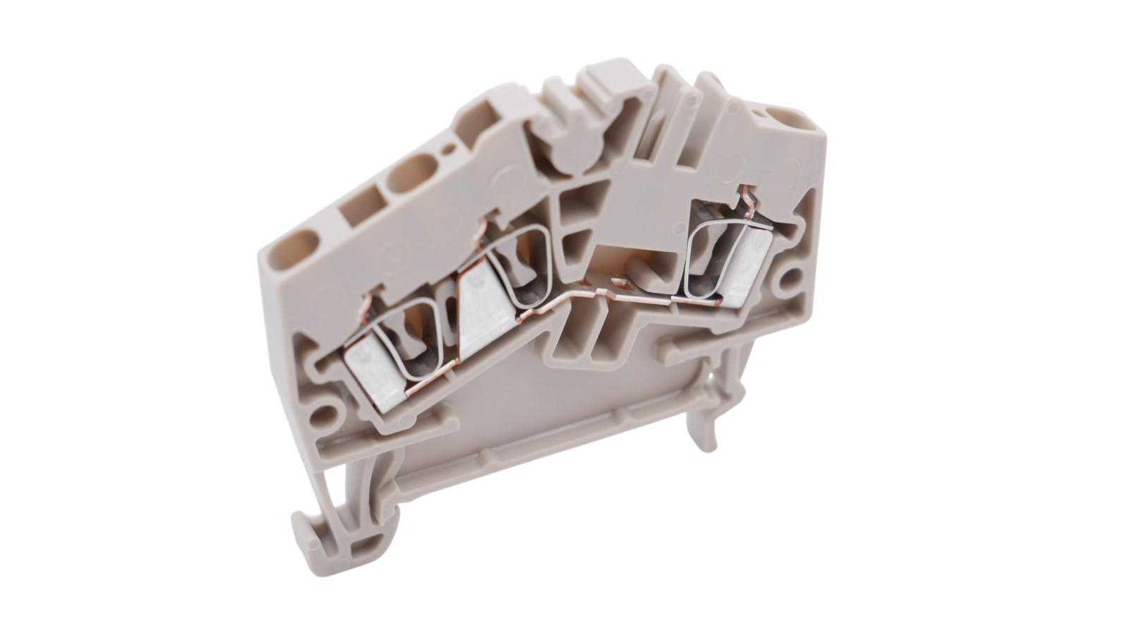 Weidmüller ZDU 2.5-2/3AN Durchgangsklemme 1706010000 2,5mm² 800V 24A – Bild 2