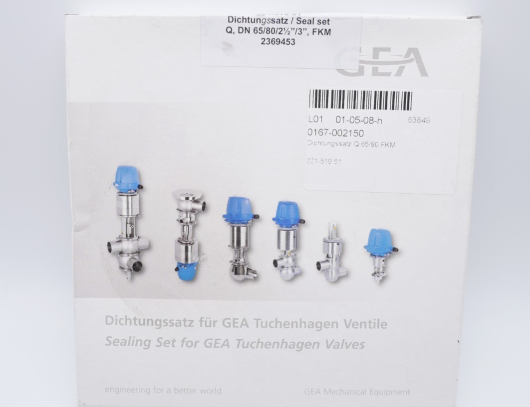 GEA Tuchenhagen 221-519.51 Dichtungssatz Q, DN 65/80/2/12"/3", FKM 2369453 – Bild 2