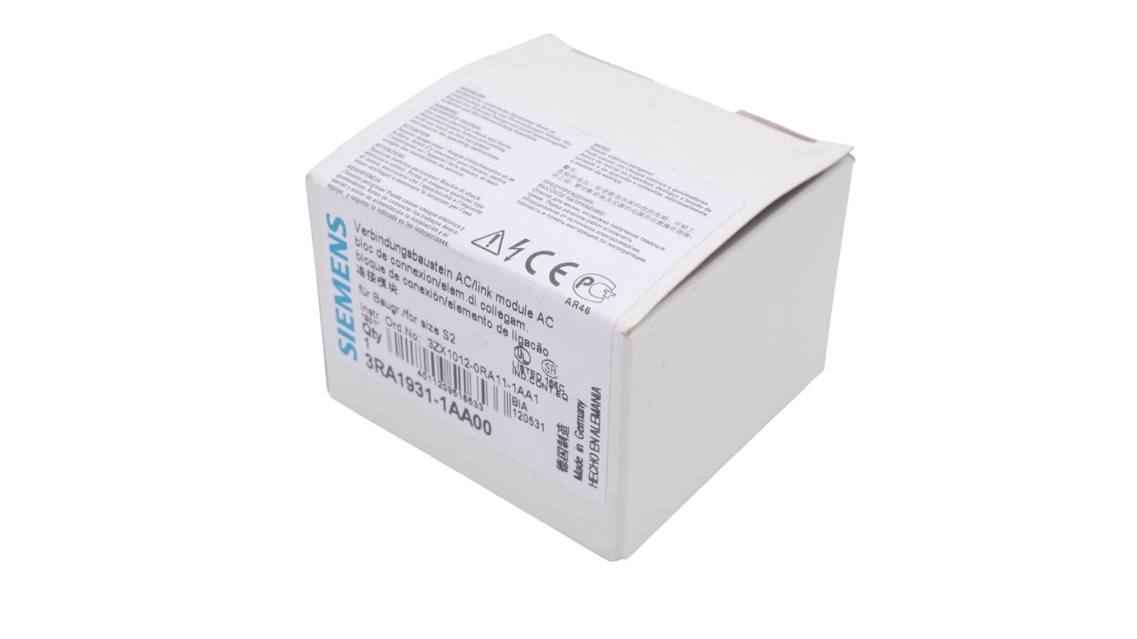 2 Stück Siemens 3RA1931-1AA00 Verbindungsbaustein AC/Link für Baugruppe S2 – Bild 8