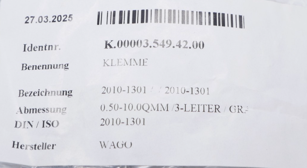 19 Stück Wago Topjob´s 2010-1301 Durchgangsklemme – Bild 5