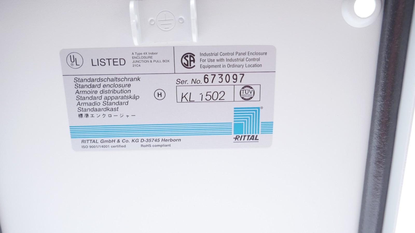 Rittal KL 1502 Standardschaltschrank Stahlblech 200x200x120 IP66 NEMA4 – Bild 7