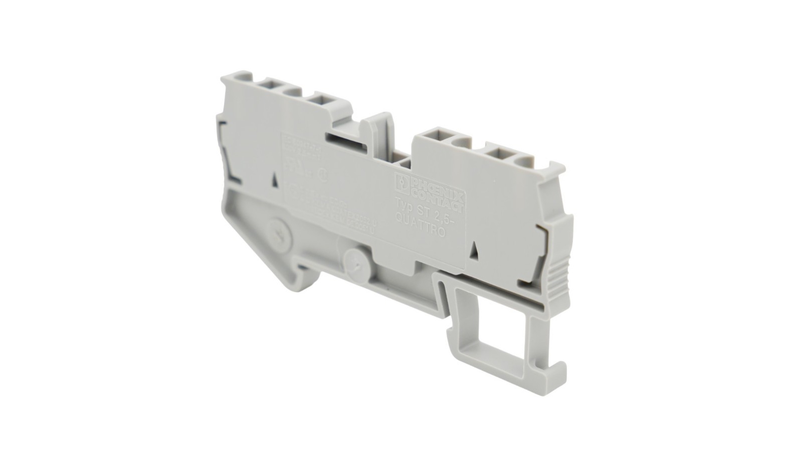 5 Stück Phoenix Contact ST 2.5-QUATTRO Durchgangsklemme grau – Bild 2