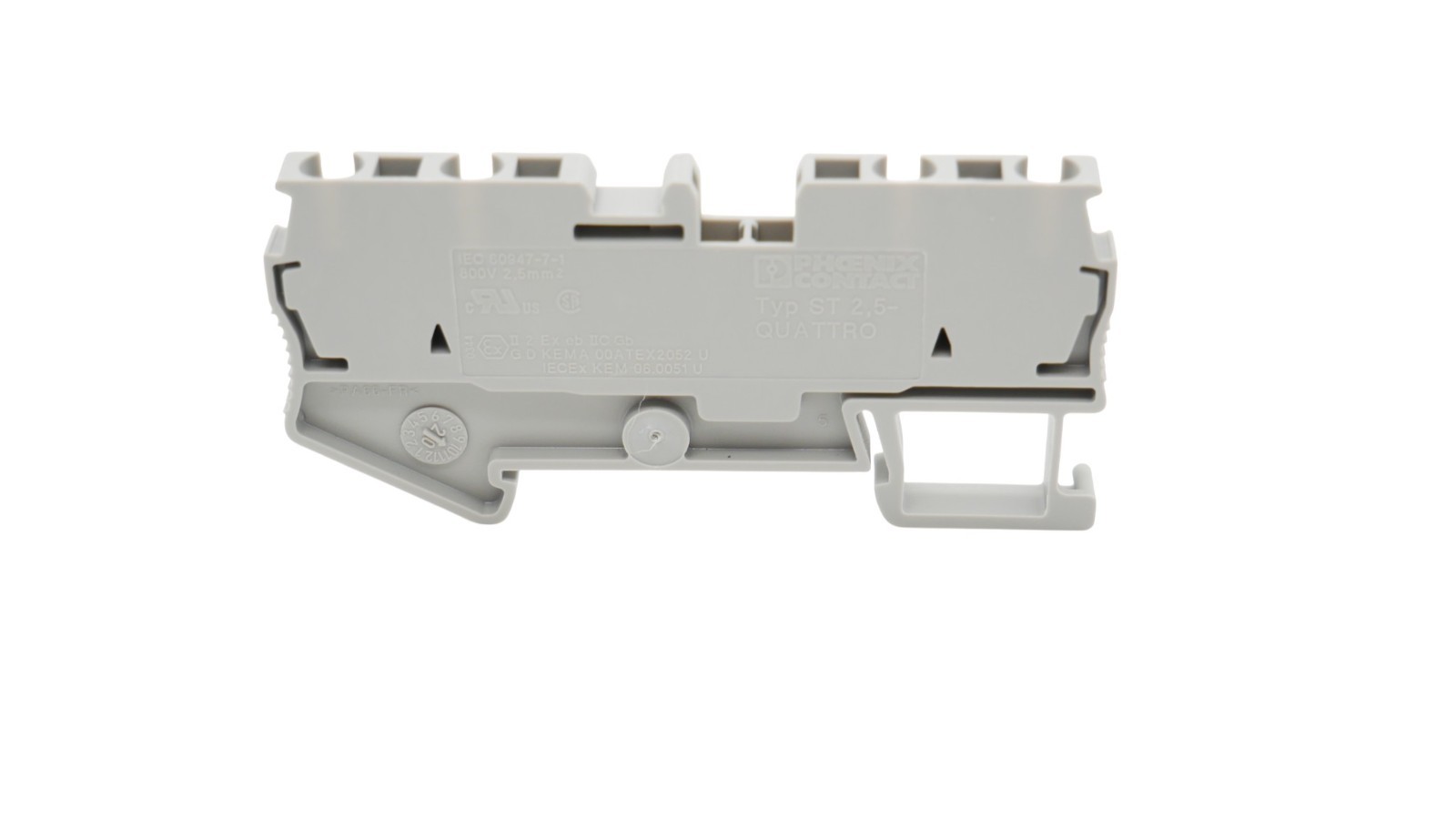 5 Stück Phoenix Contact ST 2.5-QUATTRO Durchgangsklemme grau – Bild 7