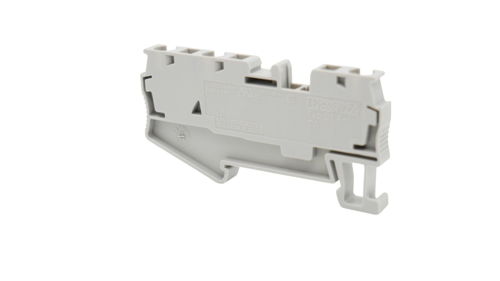 28 Stück Phoenix Contact ST 4-TWIN Durchgangsklemme grau – Bild 2