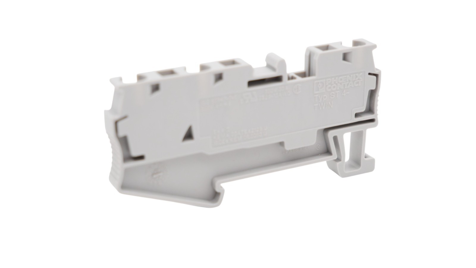 28 Stück Phoenix Contact ST 4-TWIN Durchgangsklemme grau – Bild 3
