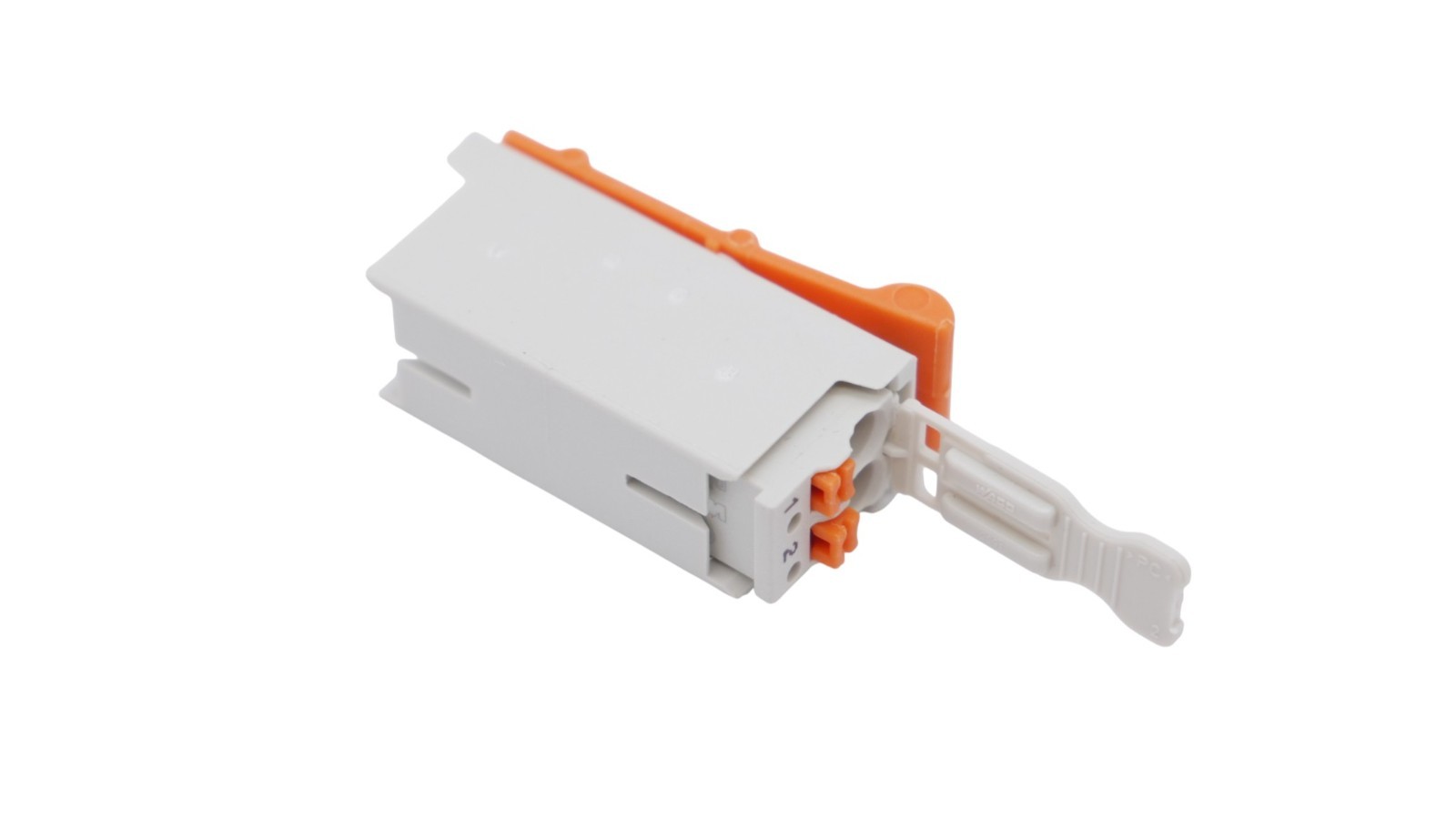 18 Stück Wago 2091-1502/002-000 1-Leiterstiftleiste 2-polig 1,5mm² Lichtgrau – Bild 3