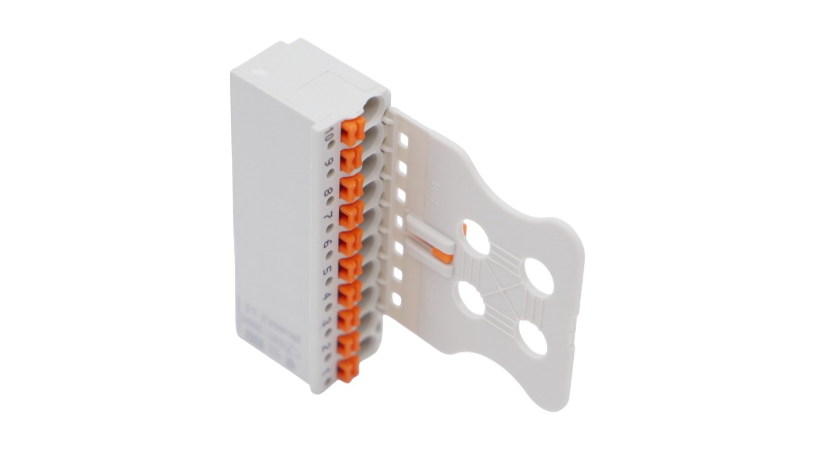 11 Stück Wago 2091-1110/002-000 1-Leiter-Federleiste Push-In 1,5mm² 10-polig – Bild 3