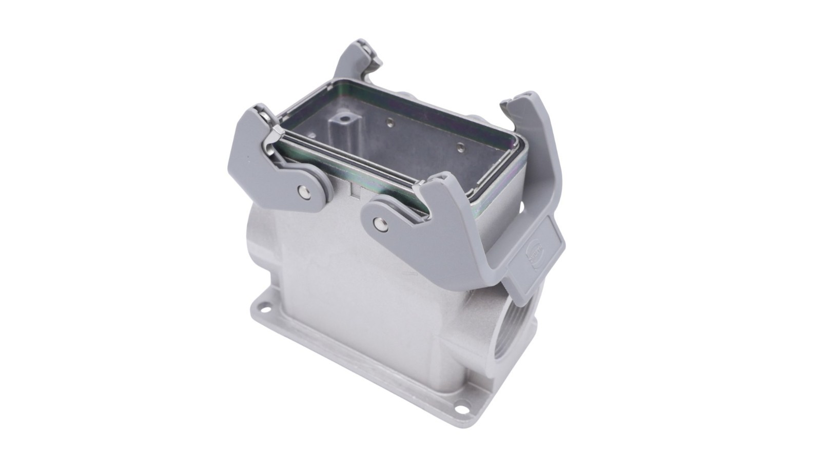 Harting Han 10EMV/B-asg2-QB-M32 Sockelgehäuse 19628100272 Querbügel Aluminium