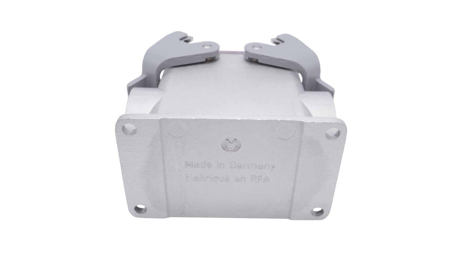 Harting Han 10EMV/B-asg2-QB-M32 Sockelgehäuse 19628100272 Querbügel Aluminium – Bild 3