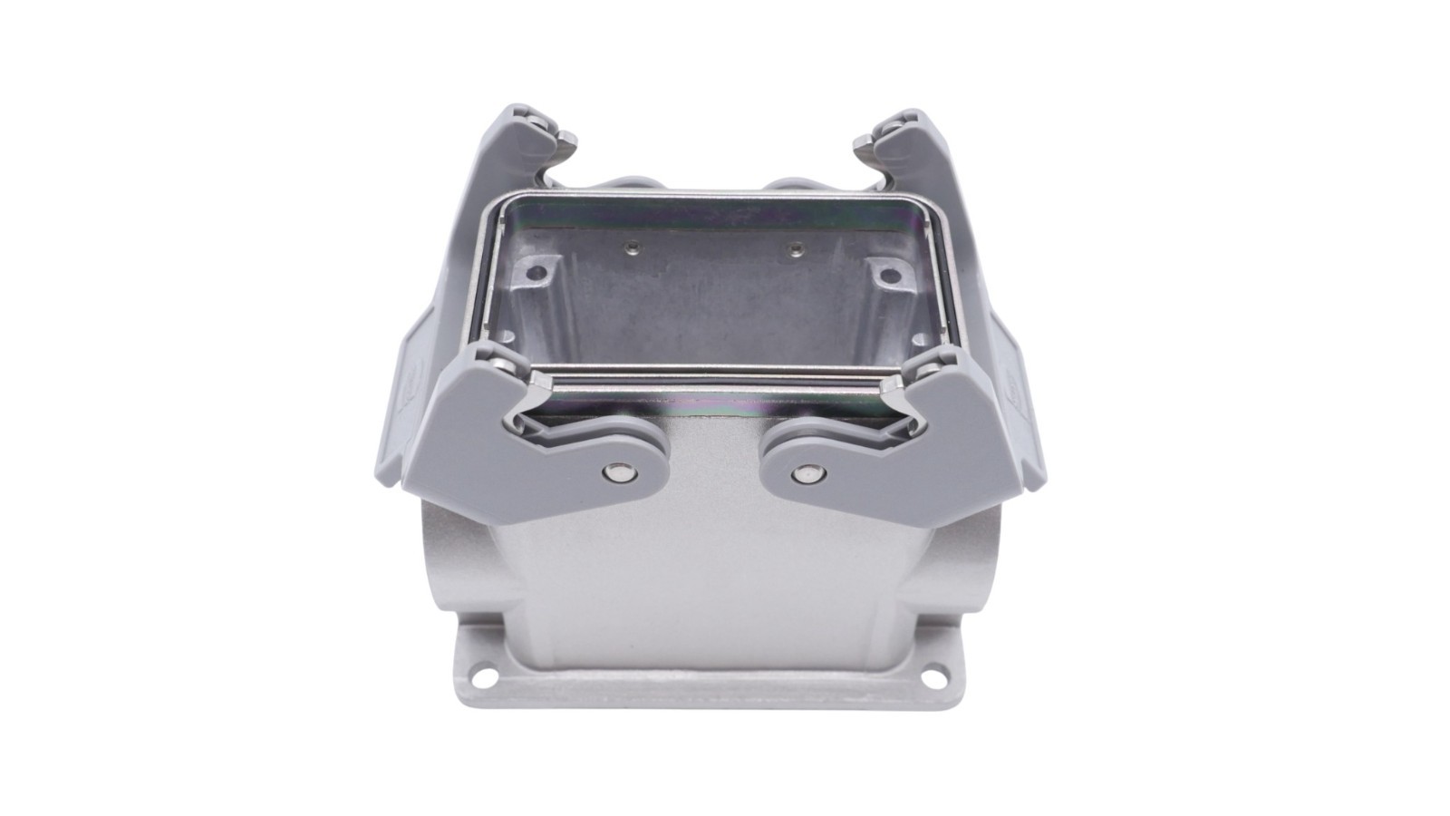 Harting Han 10EMV/B-asg2-QB-M32 Sockelgehäuse 19628100272 Querbügel Aluminium – Bild 4