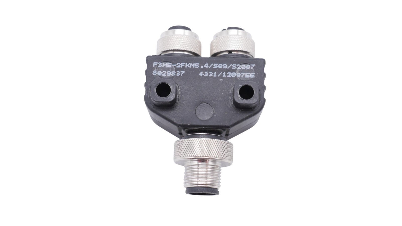 2 Stück Escha FSM5-2FKM5.4/S89/82087 Y-Verbindungsstecker/Verteiler 8029837 – Bild 5