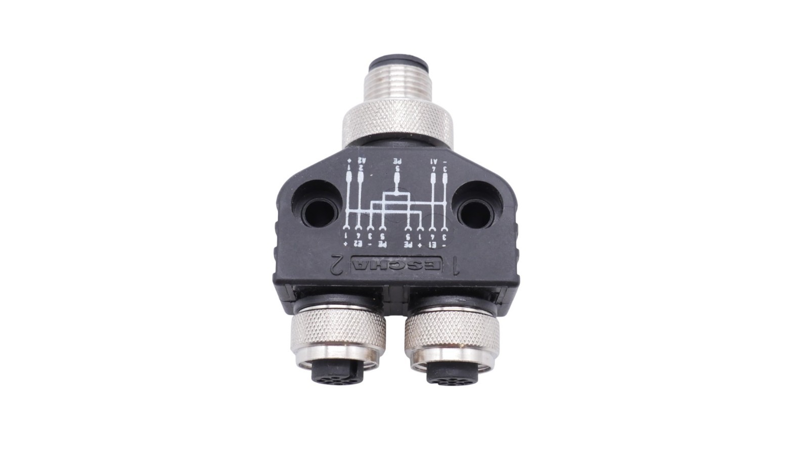 2 Stück Escha FSM5-2FKM5.4/S89/82087 Y-Verbindungsstecker/Verteiler 8029837 – Bild 6