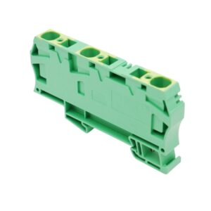 6 Stück Weidmüller Schutzleiter-Reihenklemme ZPE 16/3AN