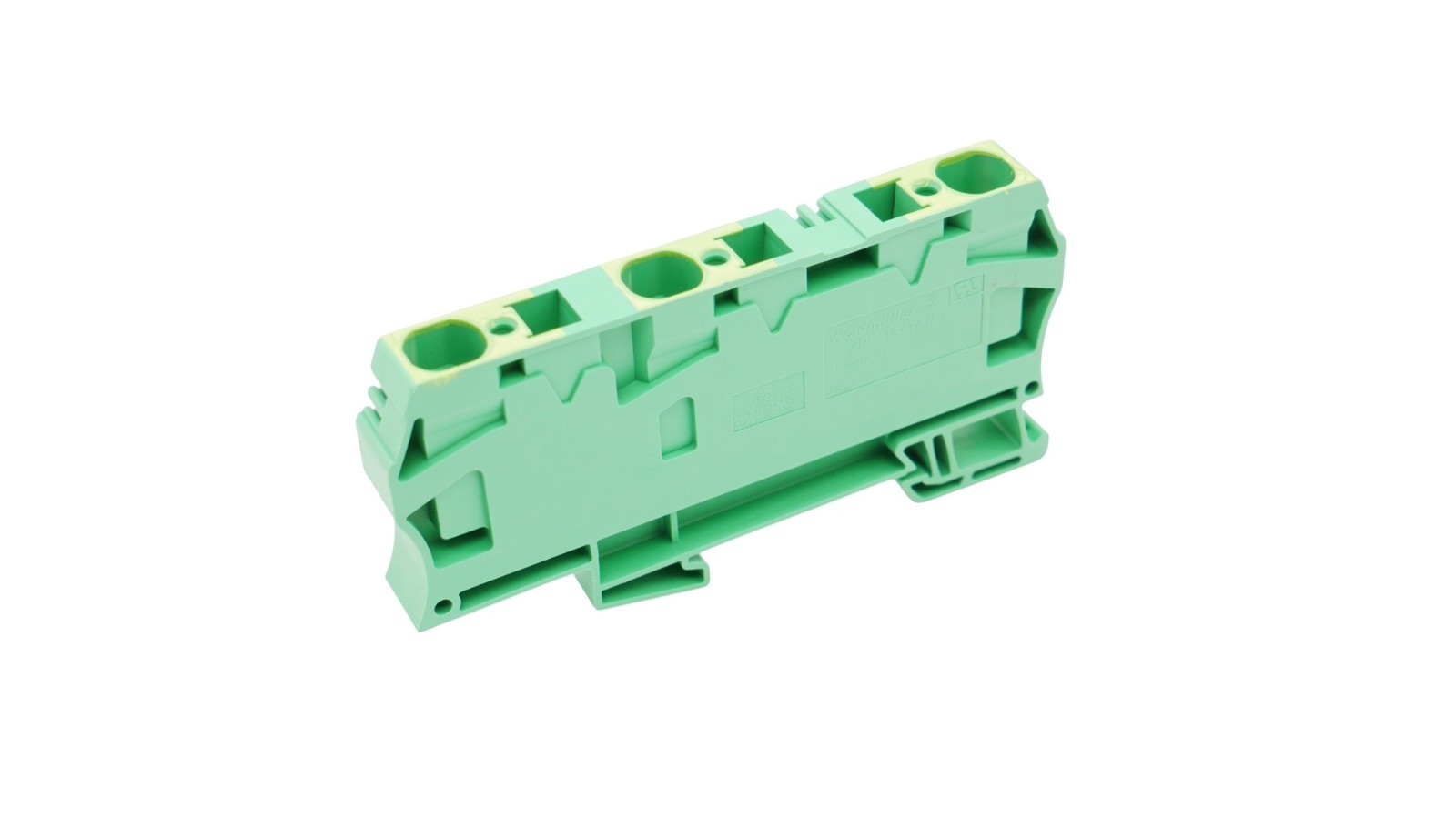 6 Stück Weidmüller Schutzleiter-Reihenklemme ZPE 16/3AN – Bild 2