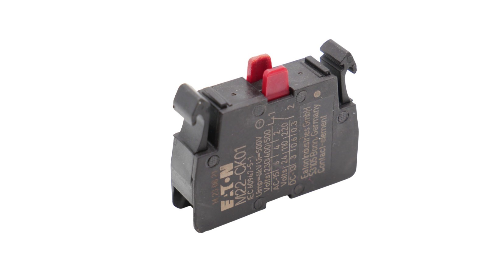 EATON Kontaktelement Öffner M22-CK01 für Frontbefestigung Serie M22 – Bild 4