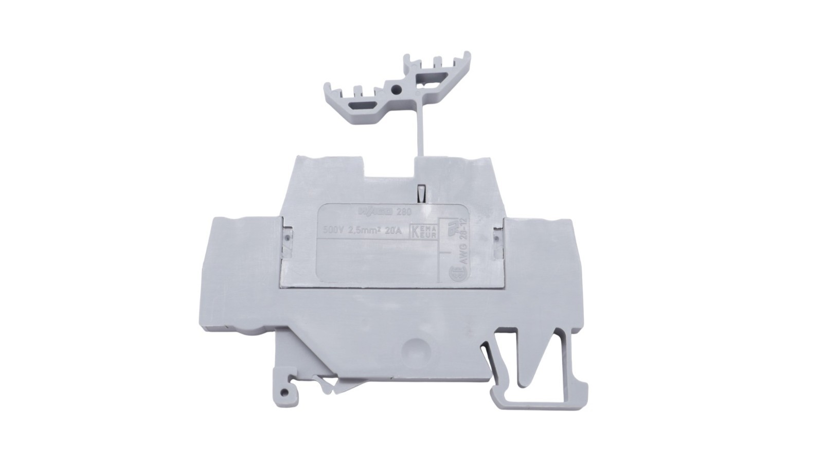 5 Stück Wago 280-519 Doppelstockklemme für Tragschiene 8-9mm 500V 2,5mm² 20A – Bild 5