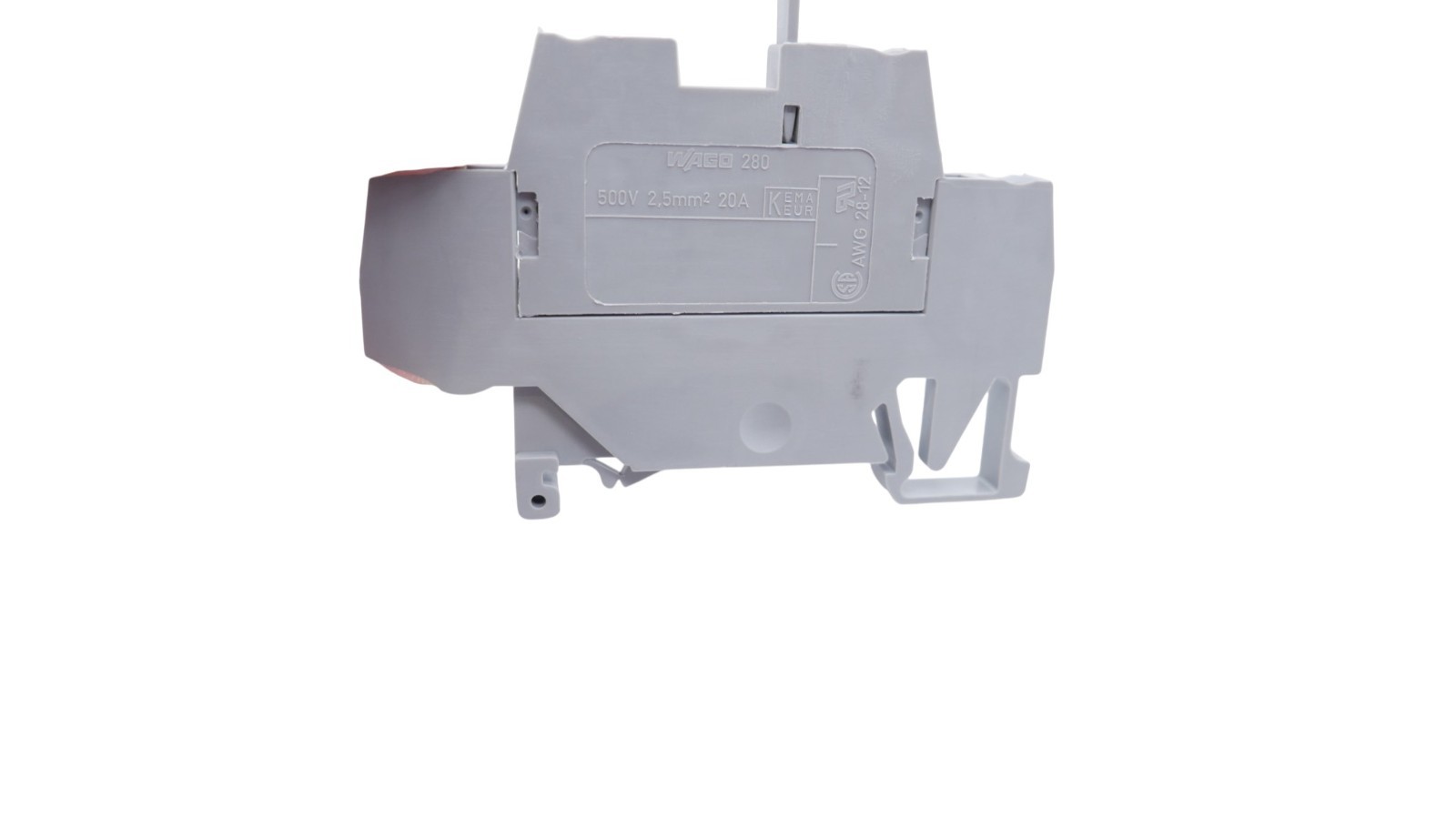 5 Stück Wago 280-519 Doppelstockklemme für Tragschiene 8-9mm 500V 2,5mm² 20A – Bild 7