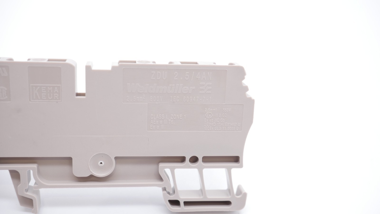 8 Stück Weidmüller ZDU 2.5/4AN Durchgangsklemme 1608570000 2,5mm² 800V 24A – Bild 8