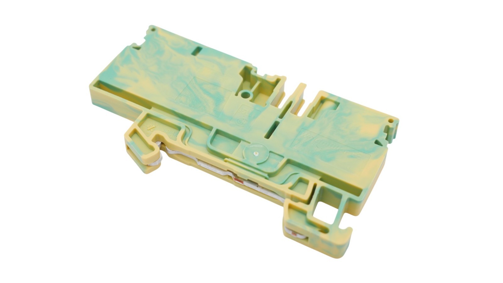 5 Stück Weidmüller A3C 4 PE Schutzleiter-Reihenklemme 2051410000 Push In 4mm² – Bild 4