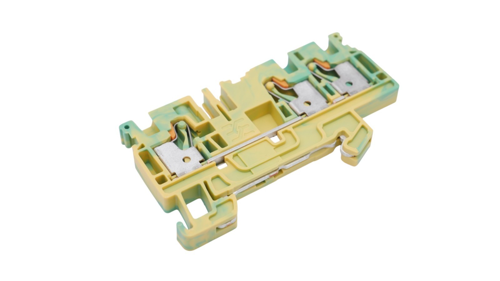 5 Stück Weidmüller A3C 4 PE Schutzleiter-Reihenklemme 2051410000 Push In 4mm² – Bild 5