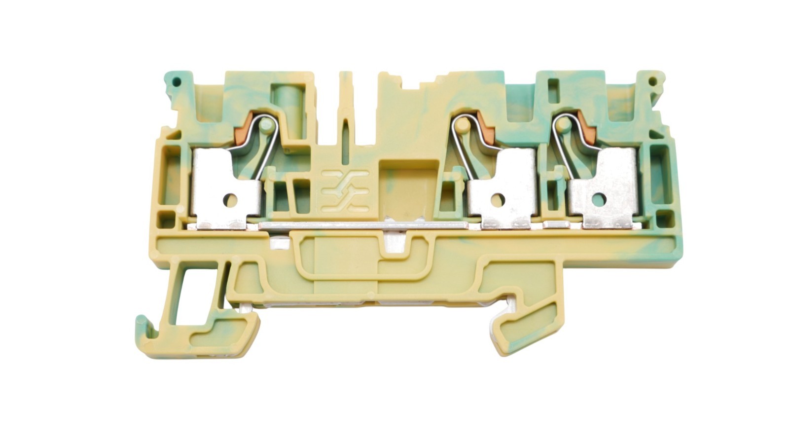5 Stück Weidmüller A3C 4 PE Schutzleiter-Reihenklemme 2051410000 Push In 4mm² – Bild 7