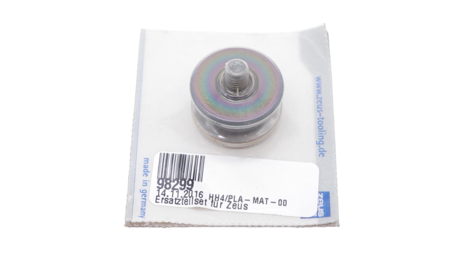 Zeus HH4 PLA-MAT-00 Ersatzteilset für Zeus Deckscheibe Schraube 98299 – Bild 3