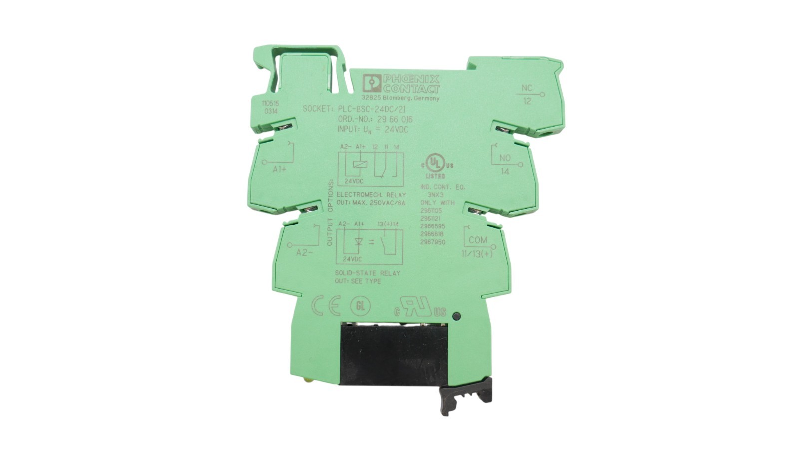 3 Stück Phoenix Contact PLC-BSC-24DC/21 Relaissockel 2966016 + 2967950 Relais – Bild 7