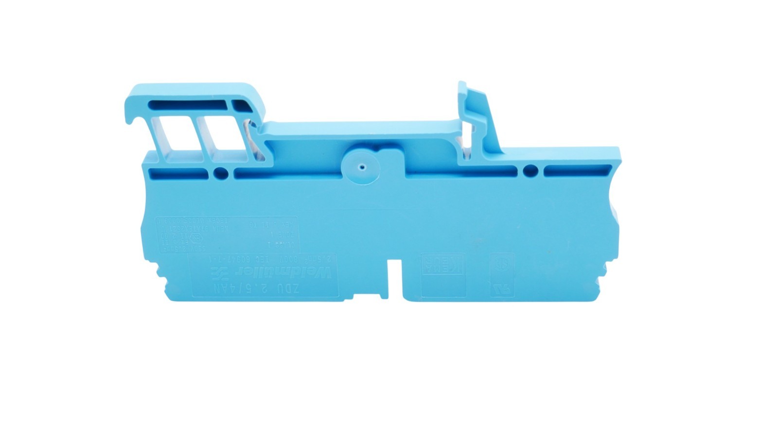 25 Stück Weidmüller 1608580000 ZDU 2.5/4AN BL Durchgangsklemme 2.5 mm² 800V Blau – Bild 6