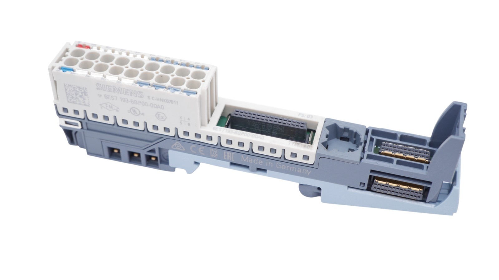 2 Stück Siemens 6ES7 193-6BP00-0DA0 Basis-Einheit Simatic ET 200SP
