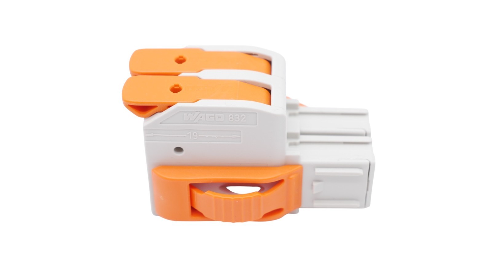 14 Stück Wago 832-1102/037-000 1-Leiter-Federleiste Push-In Raster 10,16 16mm² l – Bild 5