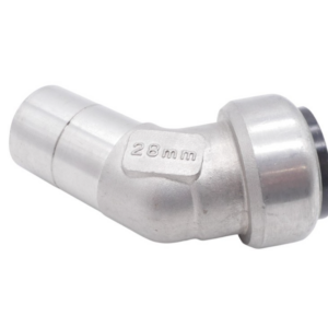 Tectite 316 Bogen/Winkel Edelstahl ohne Gewinde 28mm 45°