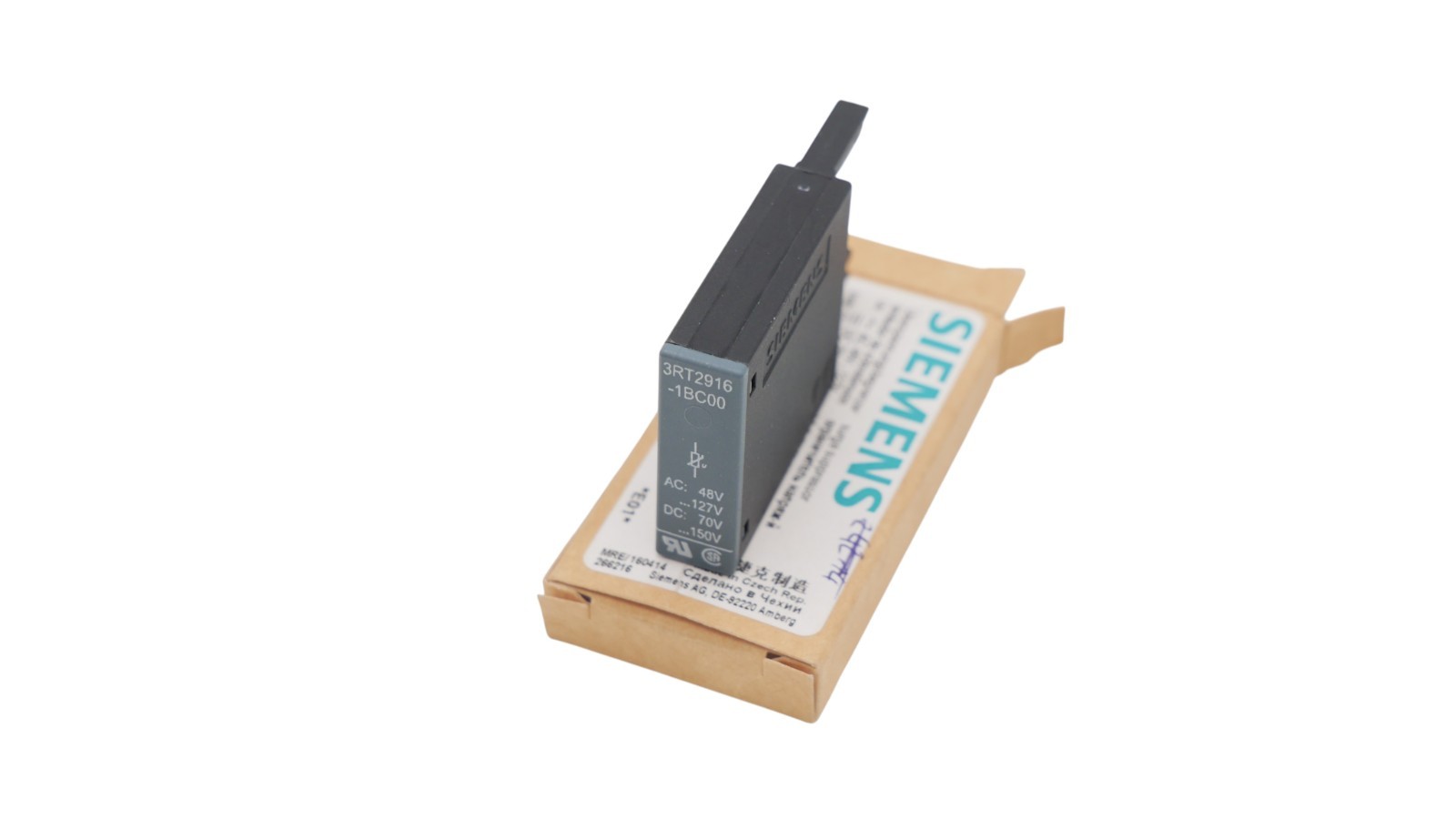 Siemens 3RT2916-1BC00 Überspannungsbegrenzer 48-127V AC NEU/OVP – Bild 2