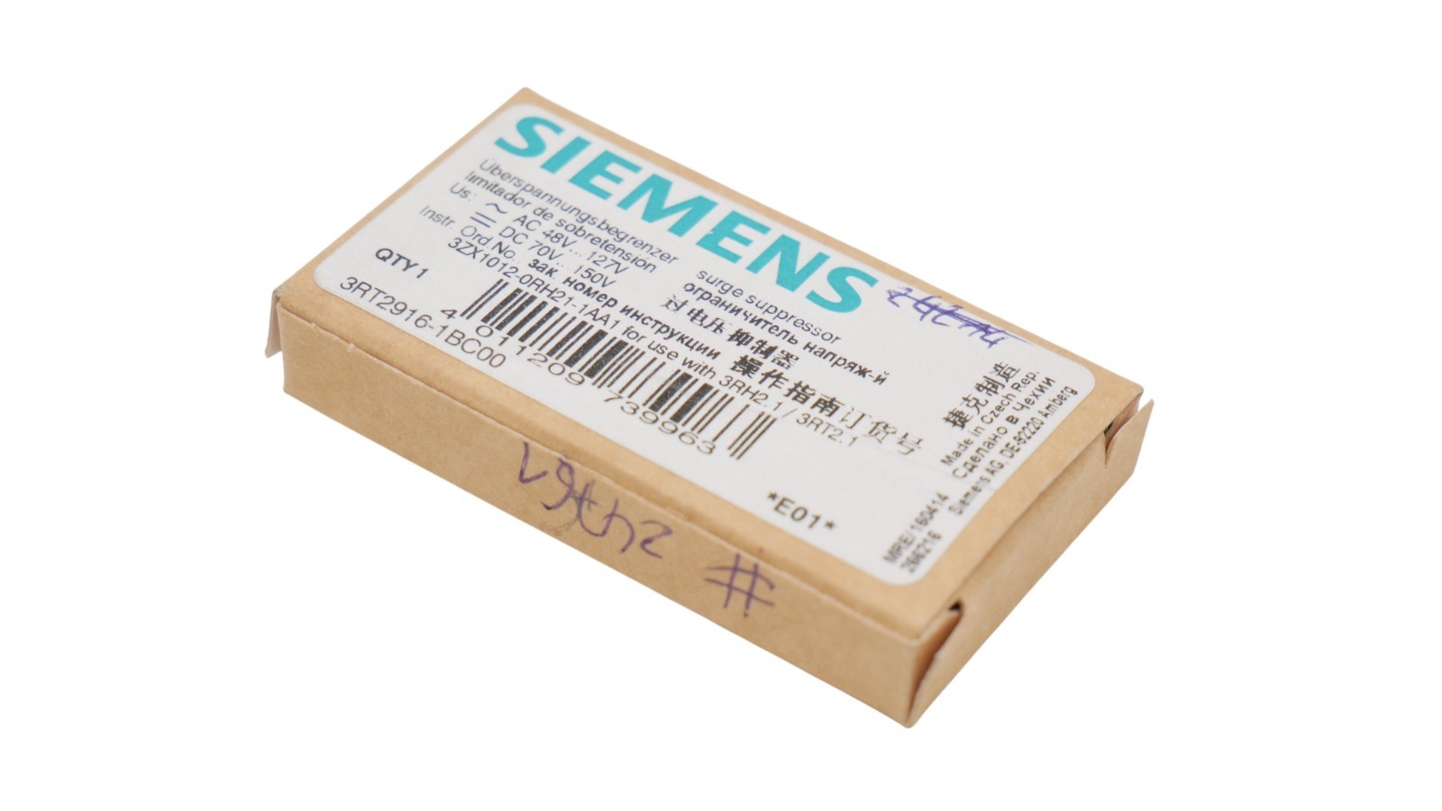 Siemens 3RT2916-1BC00 Überspannungsbegrenzer 48-127V AC NEU/OVP – Bild 8