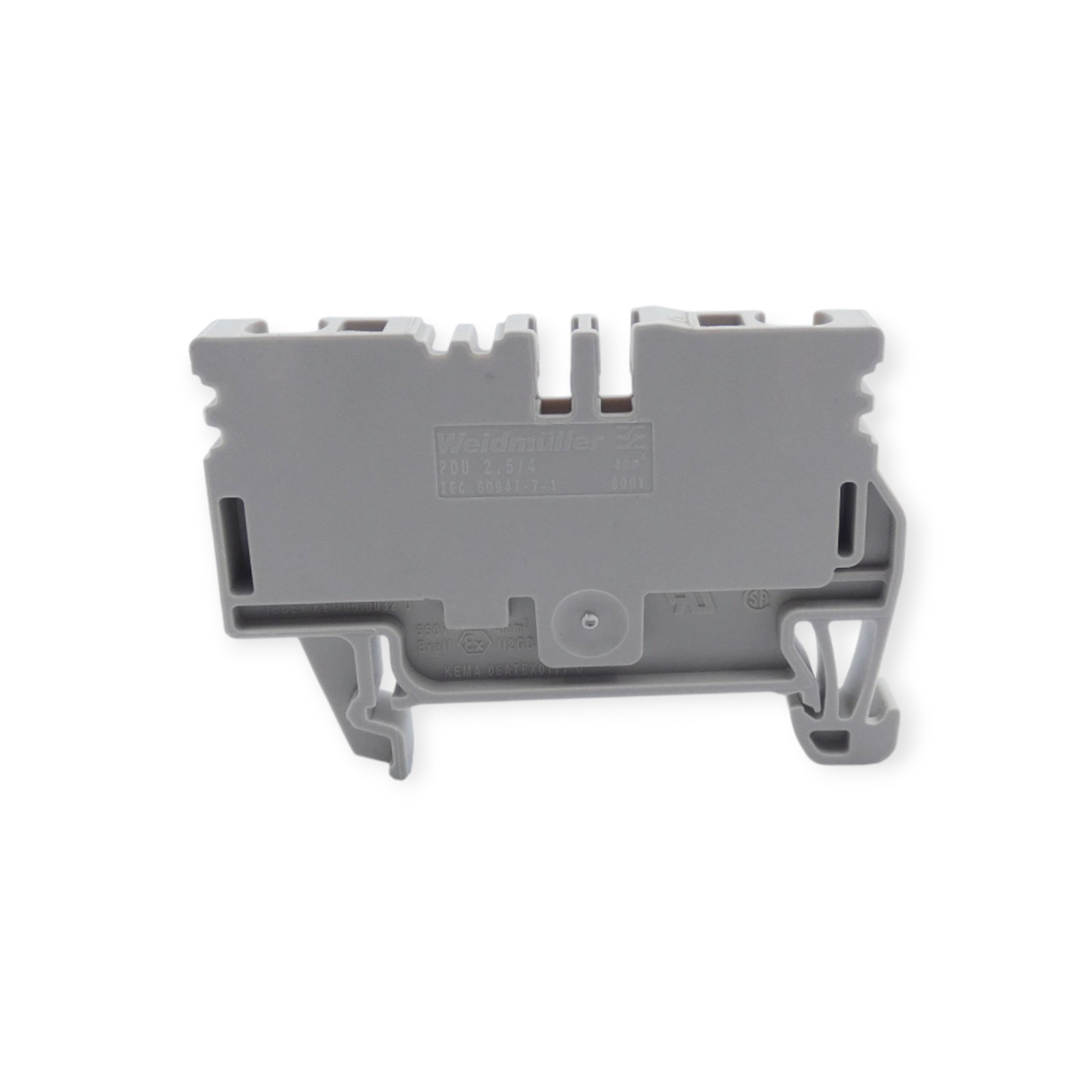 25 Stück Weidmüller PDU 2.5/4 Durchgangsreihenklemme 1896110000 800V 4mm²