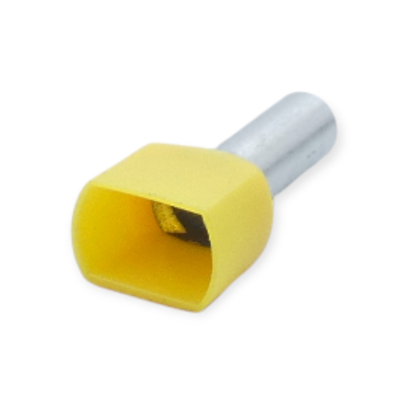 100 Stück Hilpress Aderendhülse 6mm² gelb-twin-isoliert, 09066, 2 x 6,0N – Bild 3