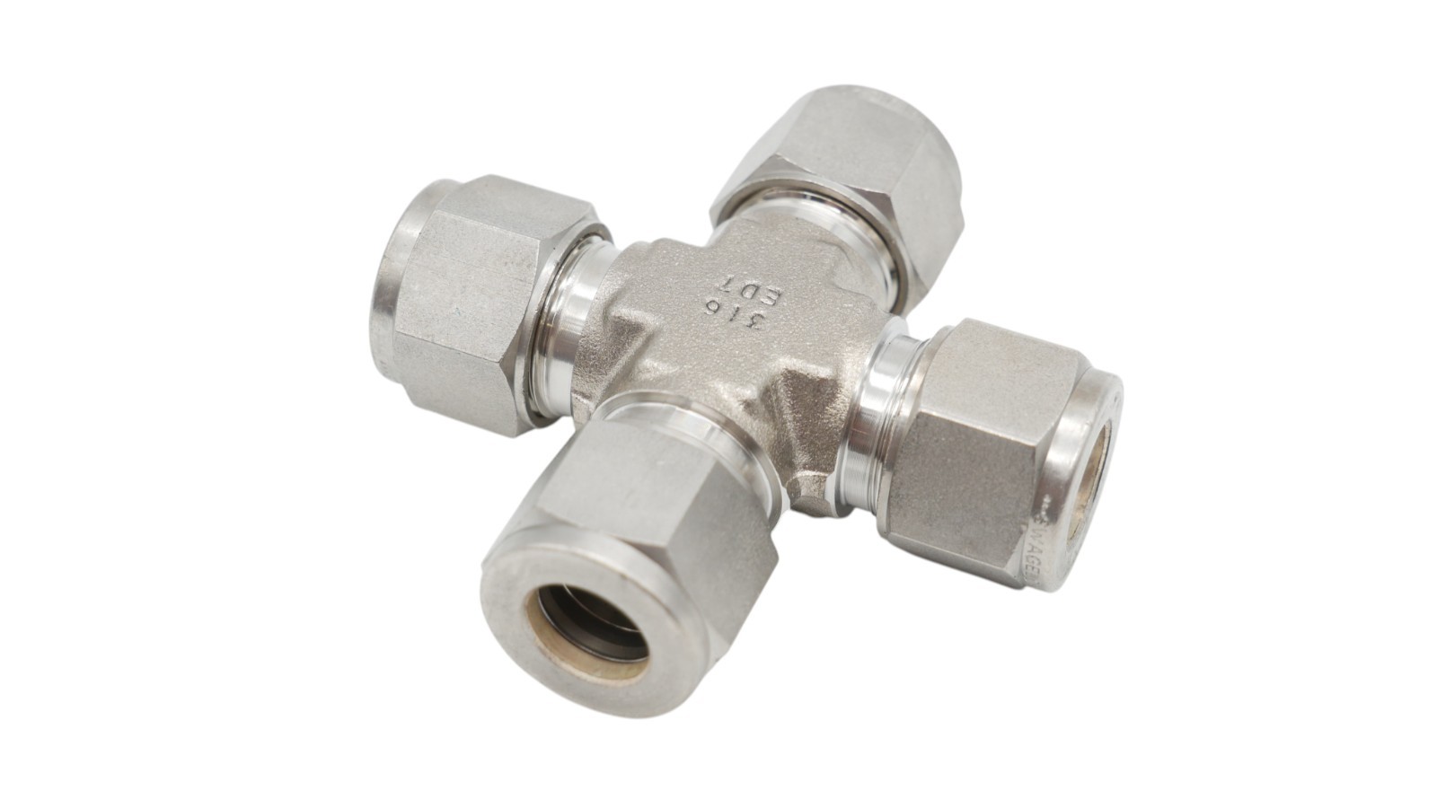 Swagelok SS-12M0-4 Überwurfkreuz Kreuzverschraubung Edelstahl