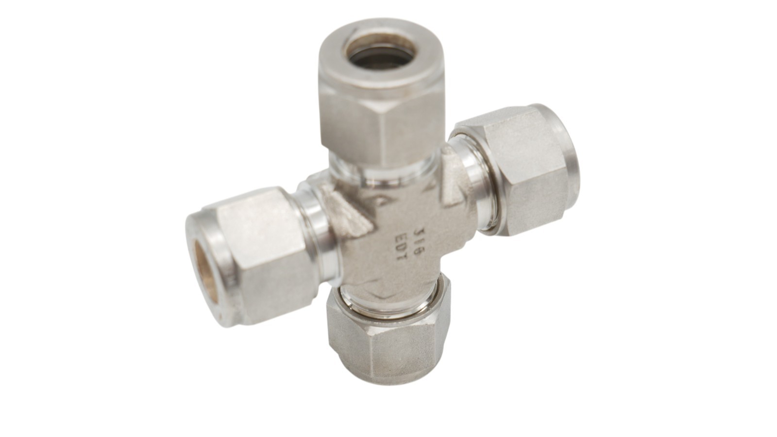 Swagelok SS-12M0-4 Überwurfkreuz Kreuzverschraubung Edelstahl – Bild 4