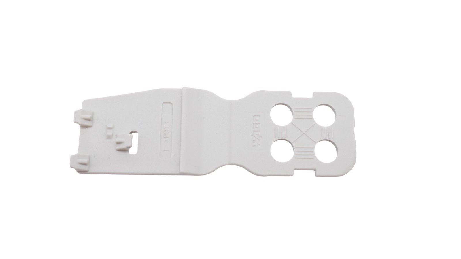 40 Stück Wago 832-532 Zugentlastungsplatte Raster 10,16mm 2-polig lichtgrau – Bild 5